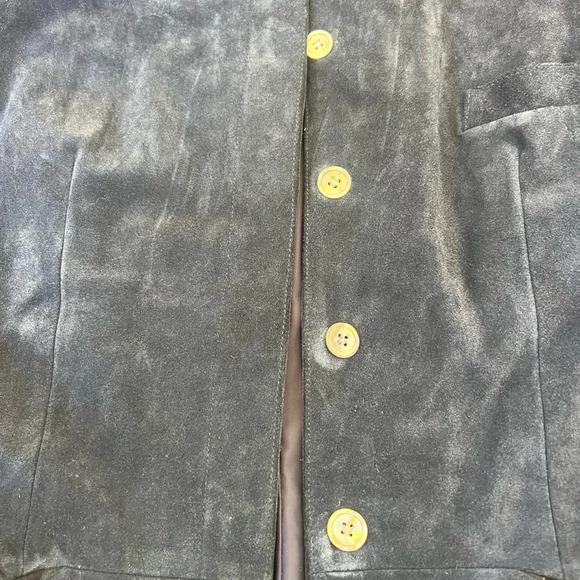 Vintage Blue Suede Jacket | Medium - Picture 5 of 6